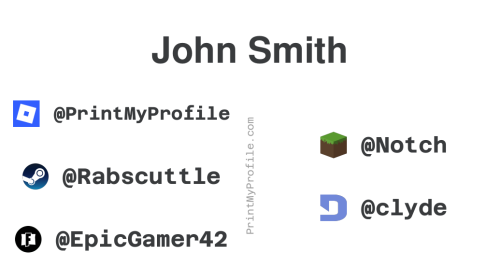 Example Multi-Platform business card